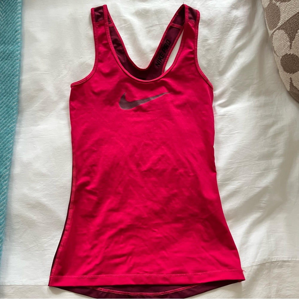 Nike Women's Bright Pink Tank Top